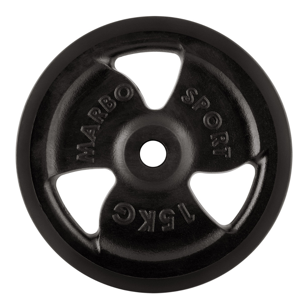 Gumírozott súlytárcsa Marbo Sport MW-O15G 15 kg 30 mm Marbo