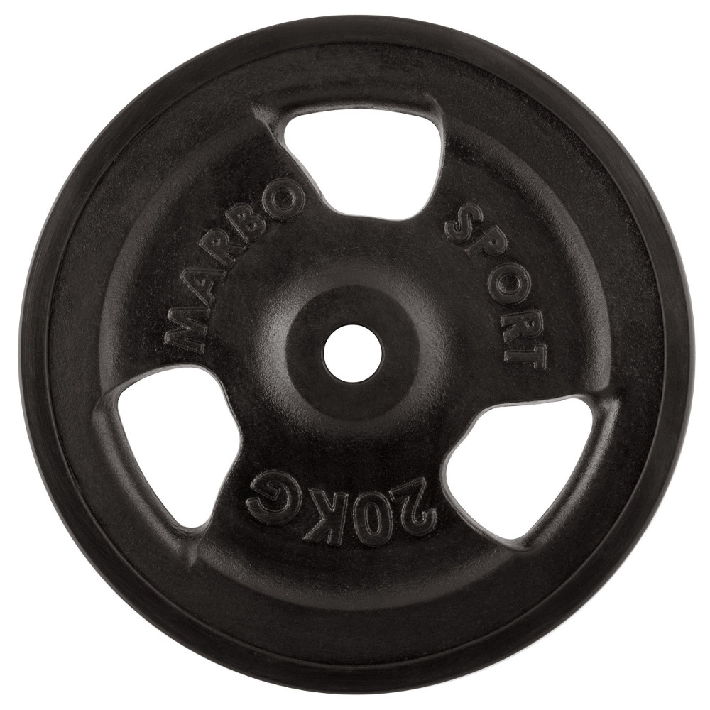 Gumírozott súlytárcsa Marbo Sport MW-O20G 20 kg 30 mm Marbo