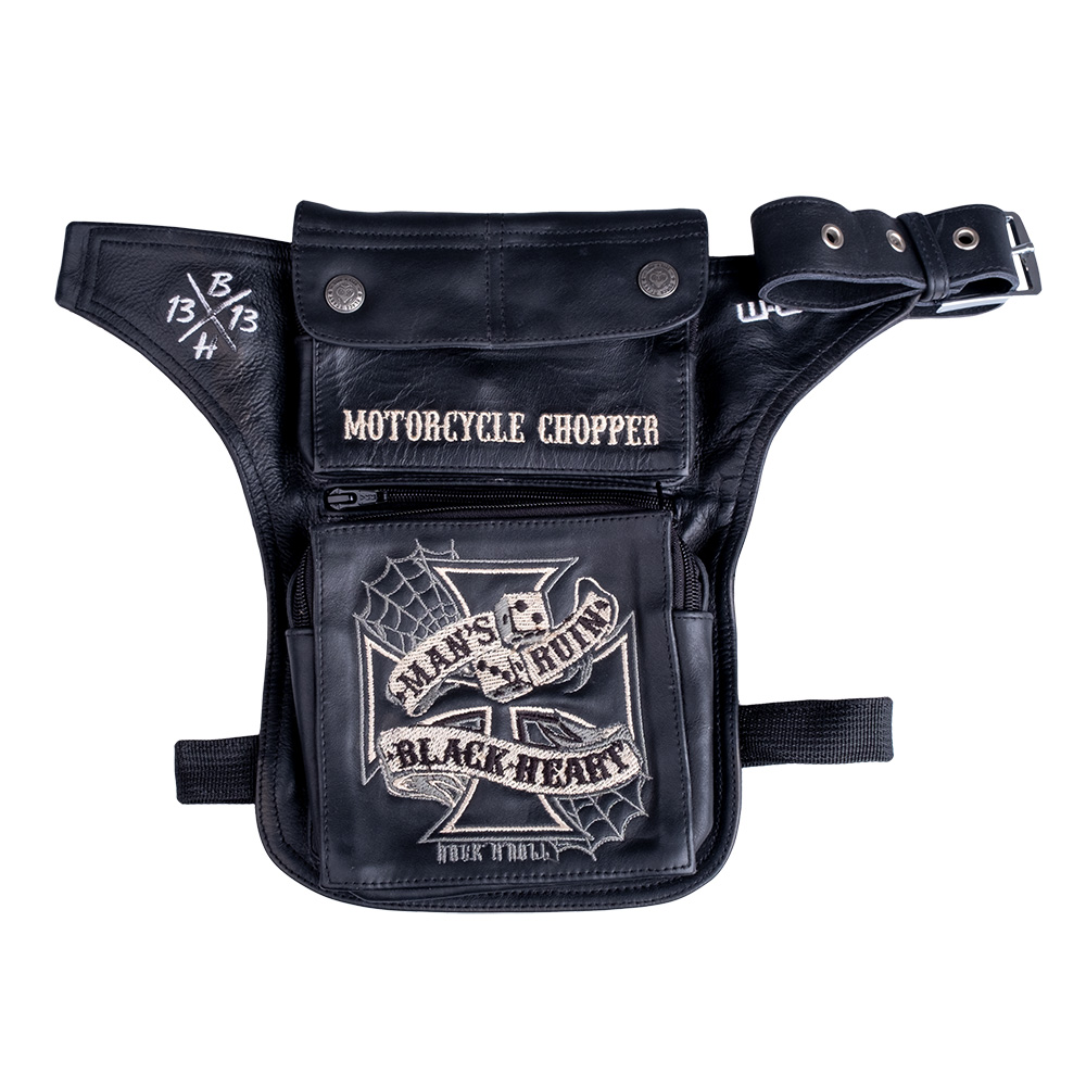 Motoros combtáska W-TEC Black Heart Man's Ruin W-tec black heart