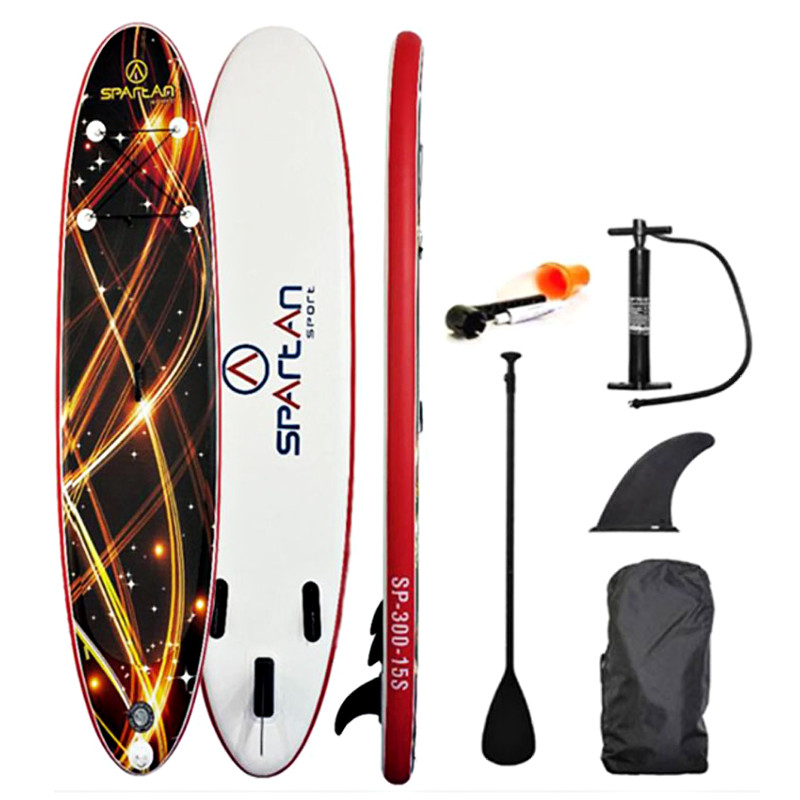 Paddleboard tartozékokkal Spartan SUP 10' Brown-Red Spartan