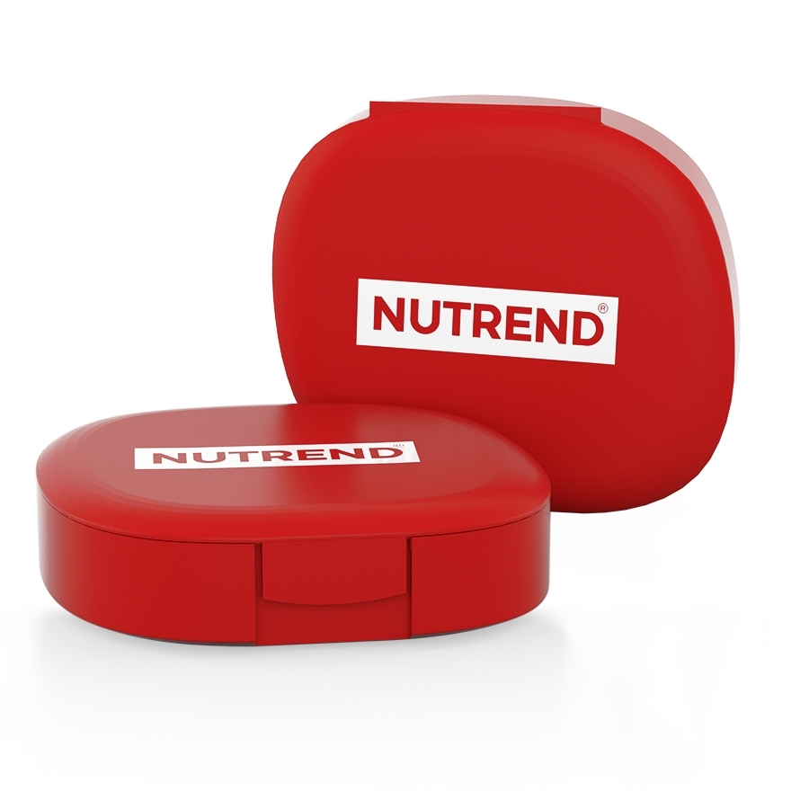 Tablettadoboz Nutrend Pill Box  piros Nutrend