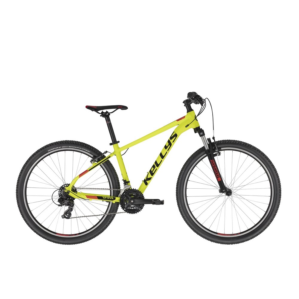 Hegyikerékpár KELLYS SPIDER 10 26" - modell 2022  Neon Sárga Kellys