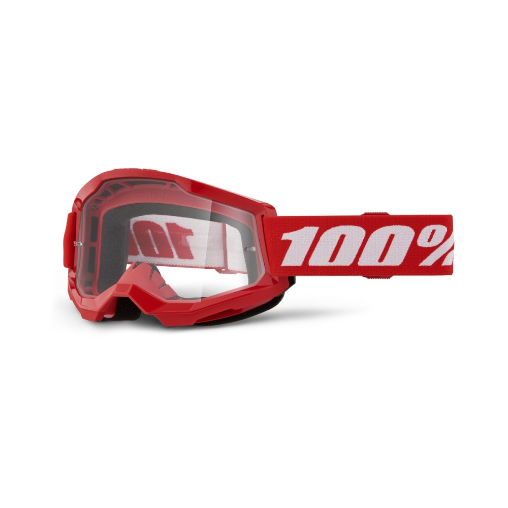 Motocross szemüveg 100% Strata 2 New  Piros