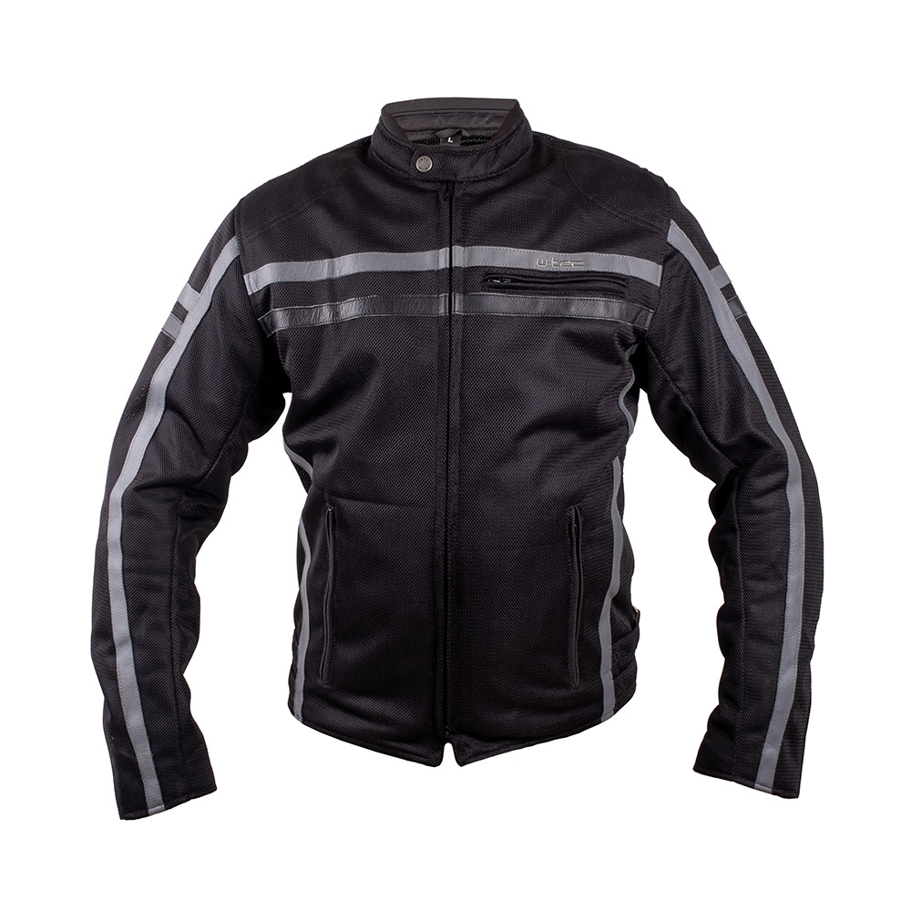 Motoros kabát W-TEC Bellvitage Crow  fekete-szürke  3XL W-tec