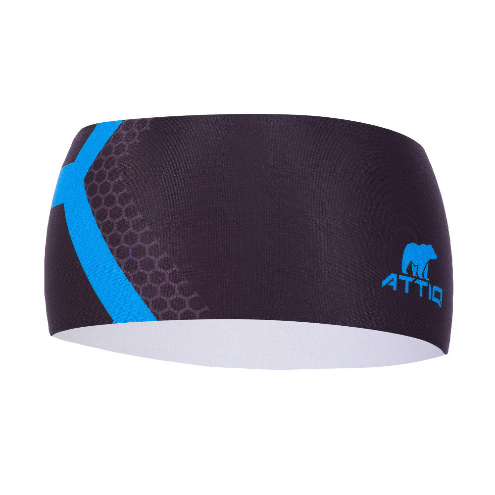 Sport fejpánt Attiq Lycra Thermo  Vertical Blue Attiq