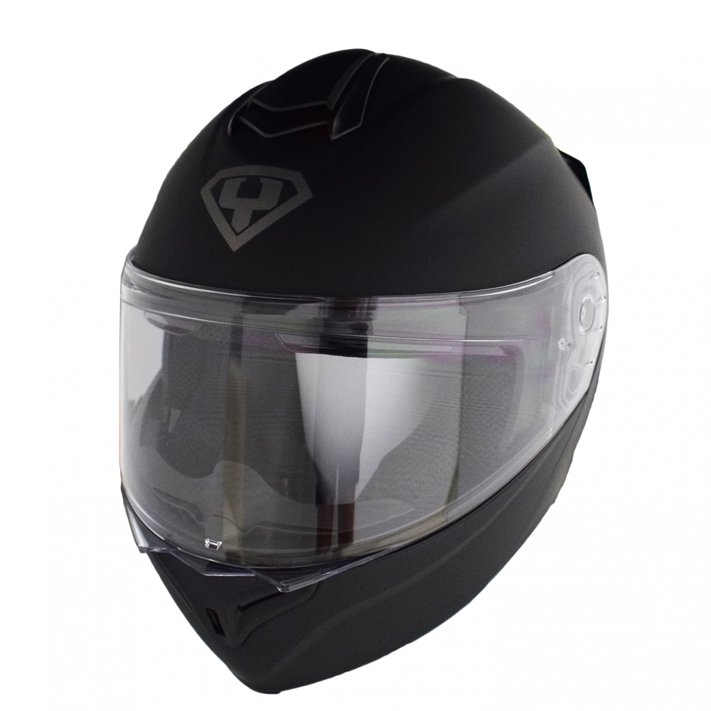 Motoros bukósisak Yohe 938 Double Visor  matt fekete  XL(61-62) Yohe