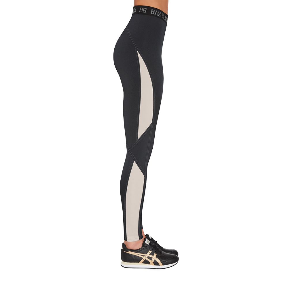 Sport leggings BAS BLACK Hyper  fekete-bézs  L Bas black