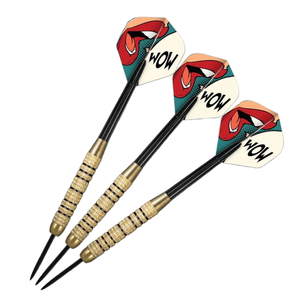 Darts nyíl Shot Solo Brass Plated Value Range steel 3 db  18 g Shot