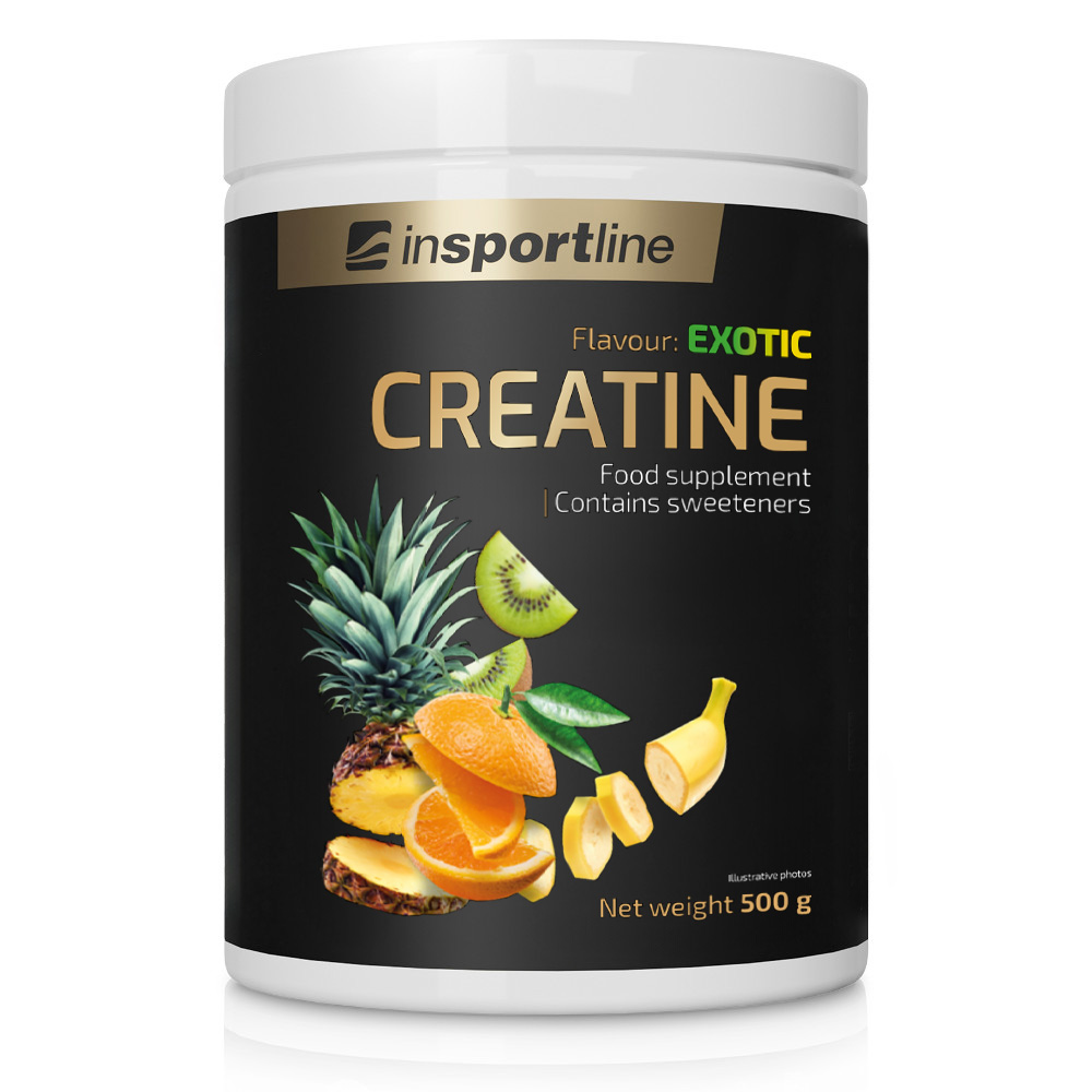 Étrend-kiegészítő inSPORTline Kreatin 500g  exotikus Insportline