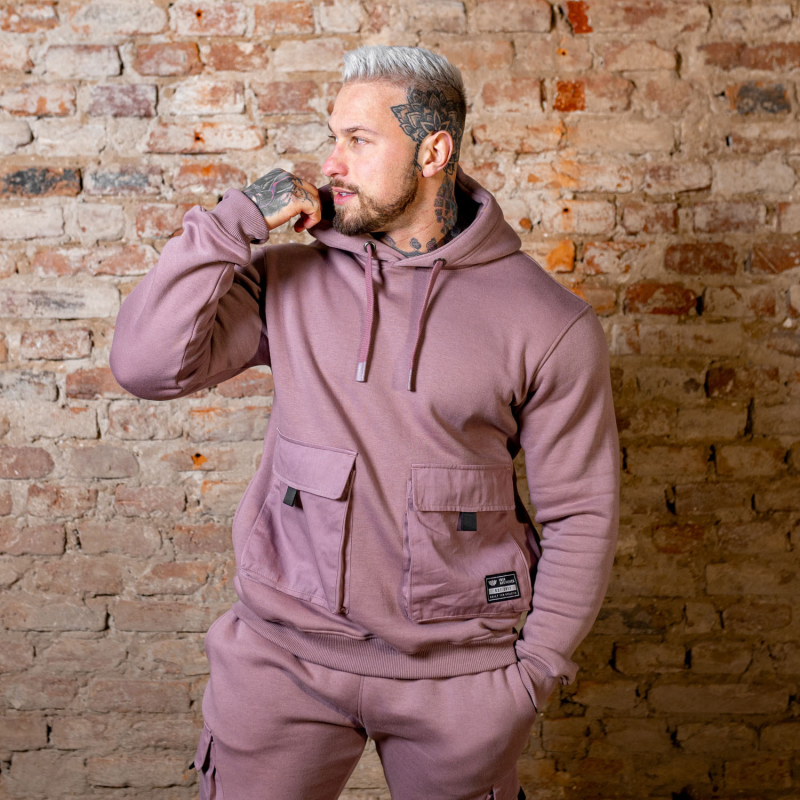 Kapucnis pulóver Iron Aesthetics Cargo Hoodie