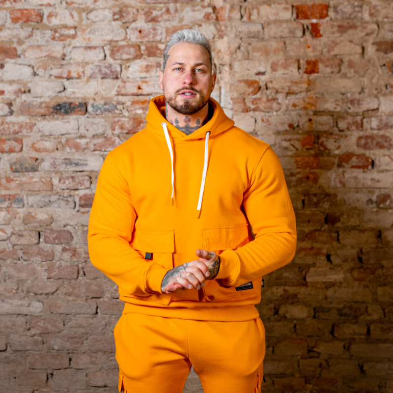 Kapucnis pulóver Iron Aesthetics Cargo Hoodie