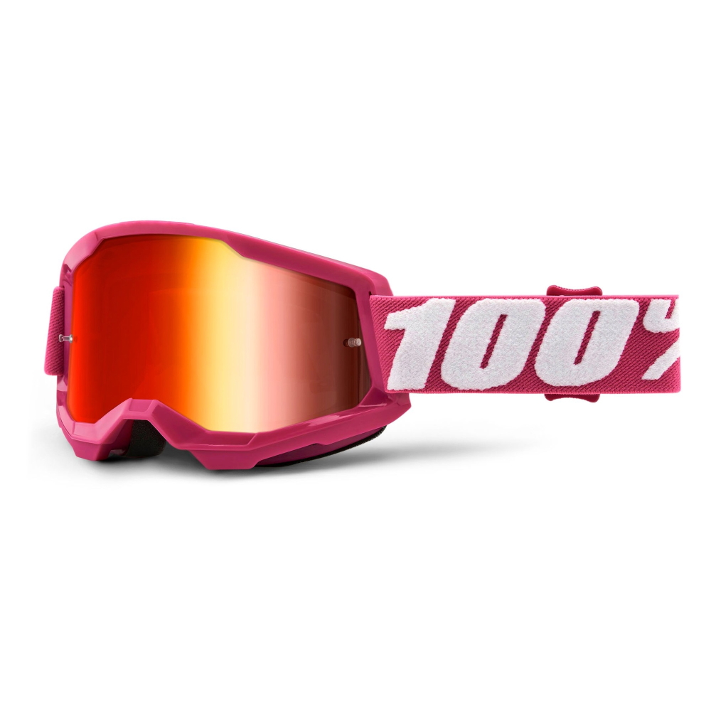 Motocross szemüveg 100% Strata 2 Mirror  Fletcher rózsaszín