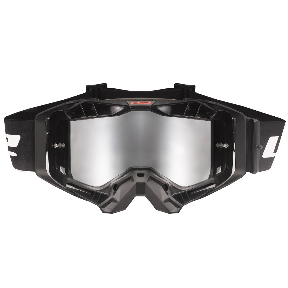 Motocross szemüveg LS2 Aura Pro Black irídium üveg Ls2