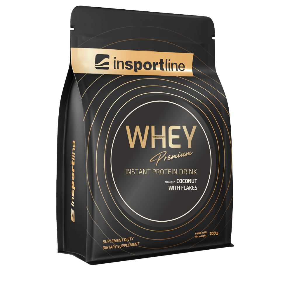Protein inSPORTline WHEY Premium 700g  kókuszpehely Insportline