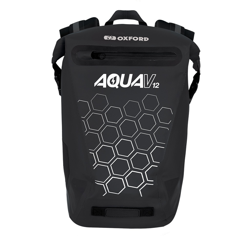 Vízhatlan hátizsák Oxford Aqua V12 Backpack 12l  fekete Oxford