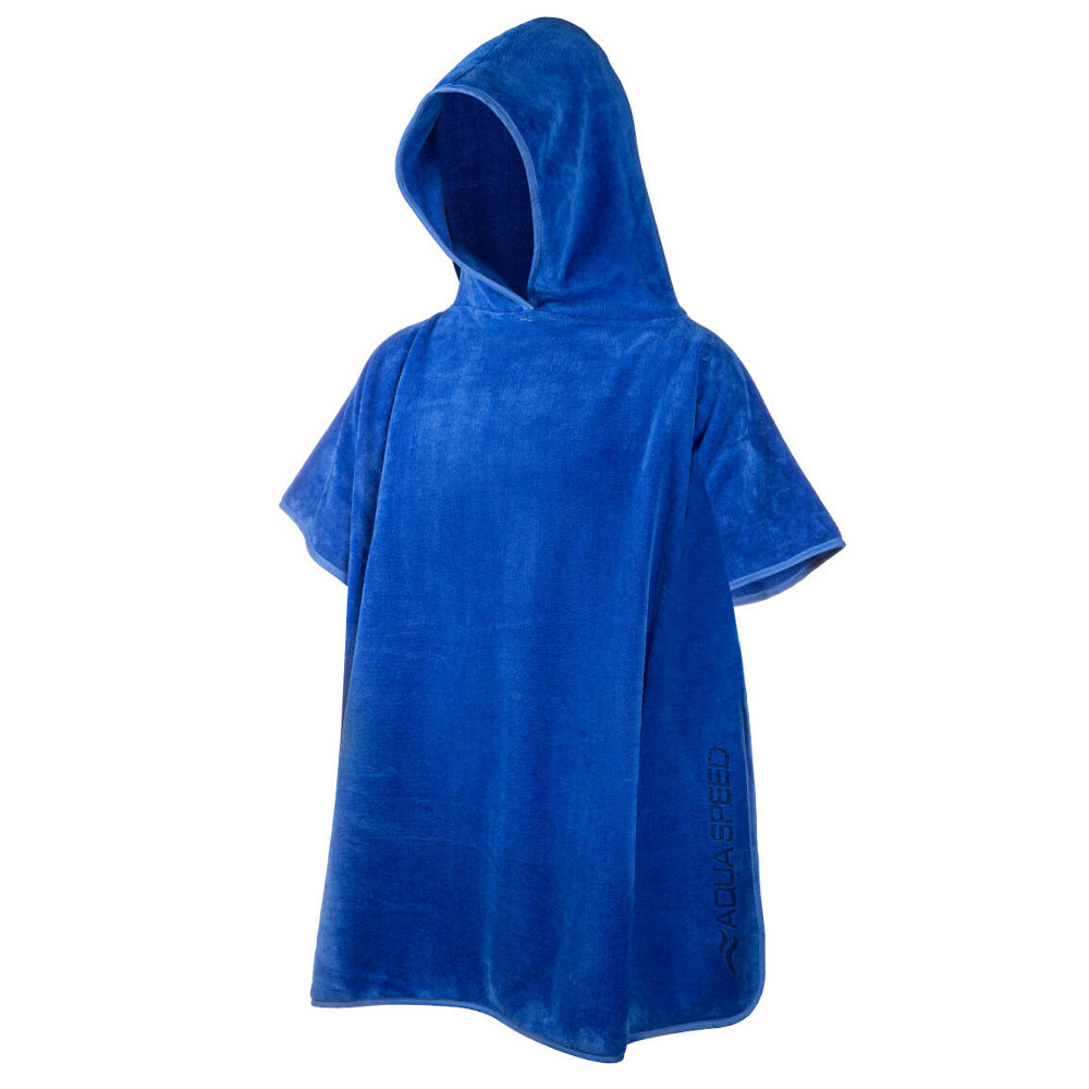 Gyerek poncsó Aqua Speed Kids Poncho 70x120 cm  Királykék Aqua speed