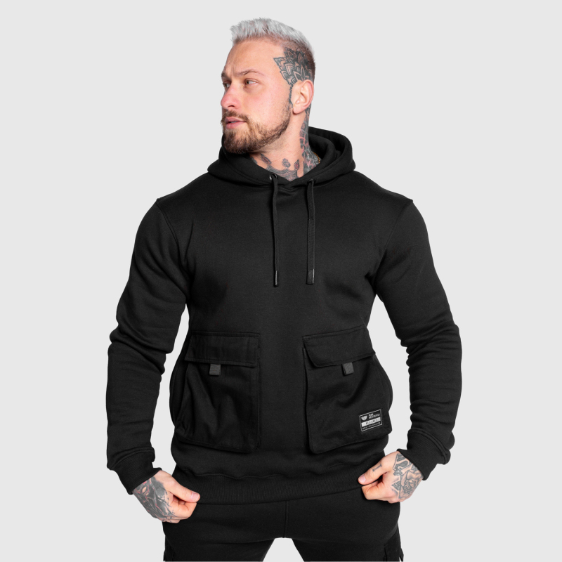 Kapucnis pulóver Iron Aesthetics Cargo Hoodie