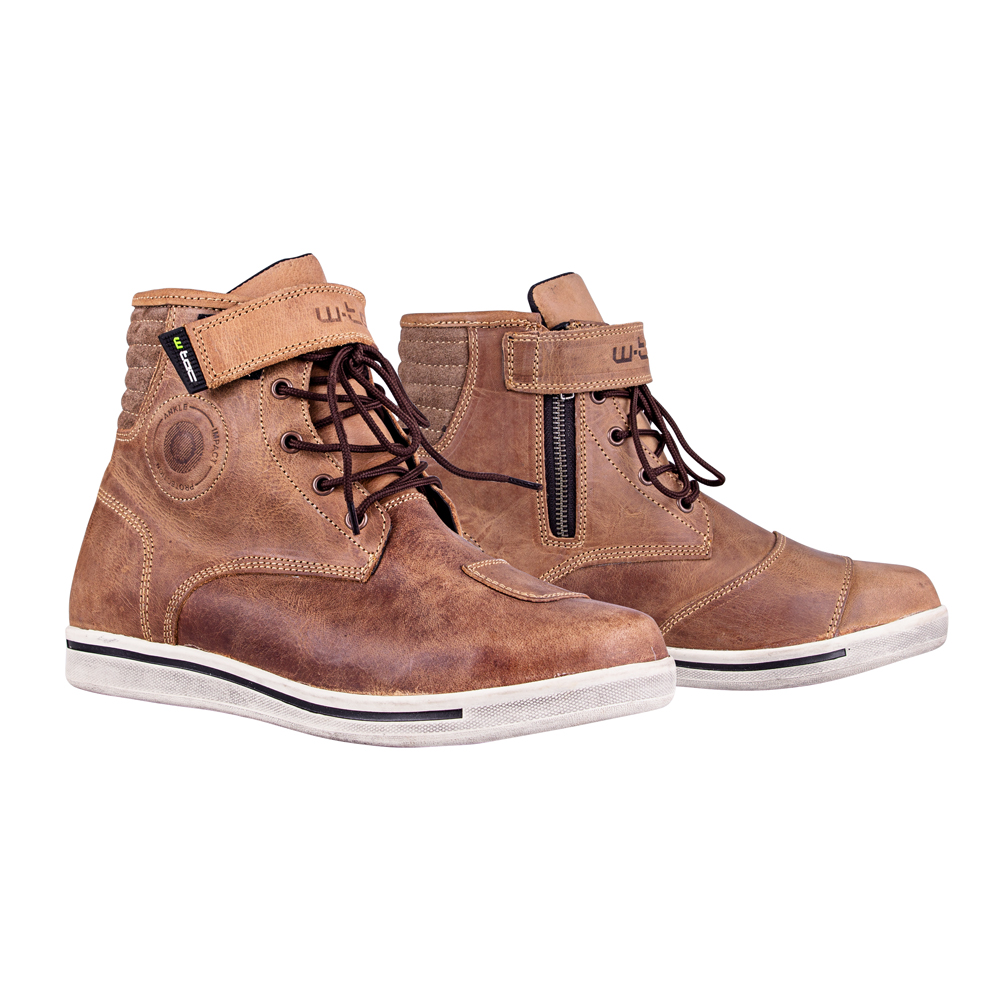 Motoros cipő W-TEC JuriCE  Chico Leather Brown  48 W-tec