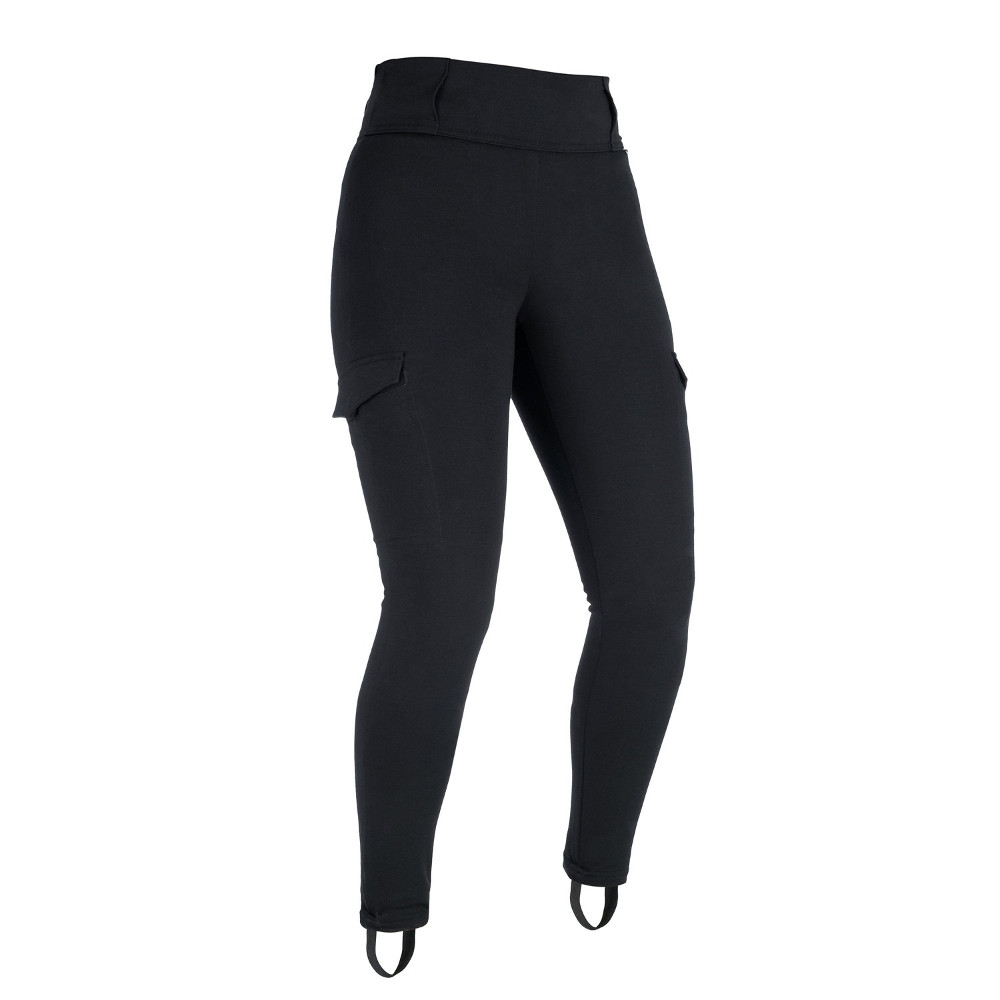 Rövid női motoros leggings Oxford Super Cargo fekete  24 Oxford