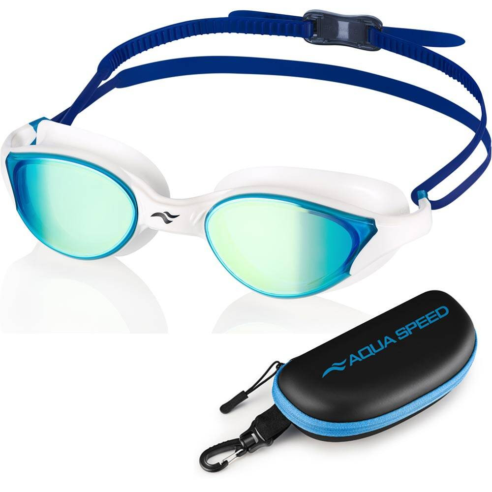 Úszószemüveg Aqua Speed Vortex Mirror  Fehér/Kék/Szivárvány Tükör Aqua speed