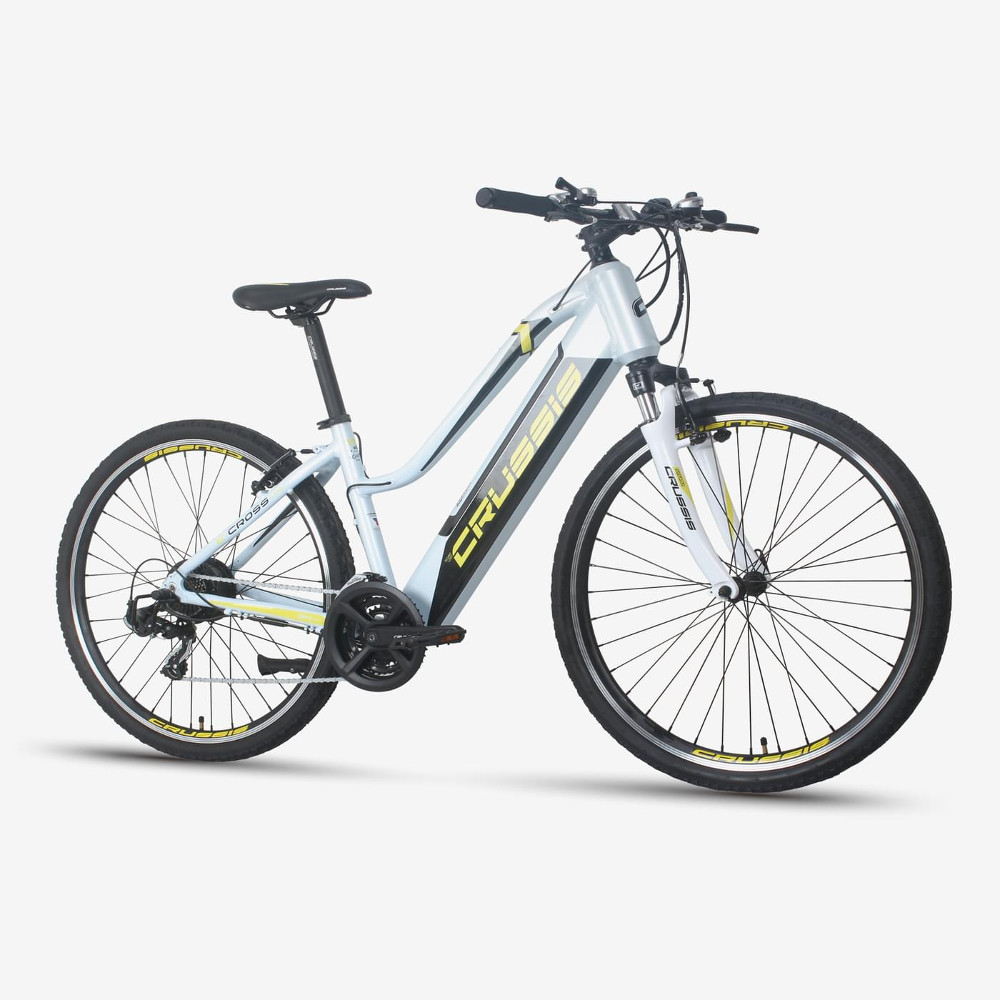 Női cross elektromos kerékpár Crussis e-Cross Low 1.8-S - 2023  19" (170-185 cm) Crussis