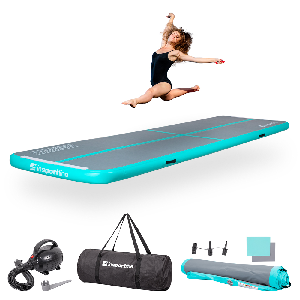 Airtrack inSPORTline Airstunt 400x100x10 cm szürke Insportline
