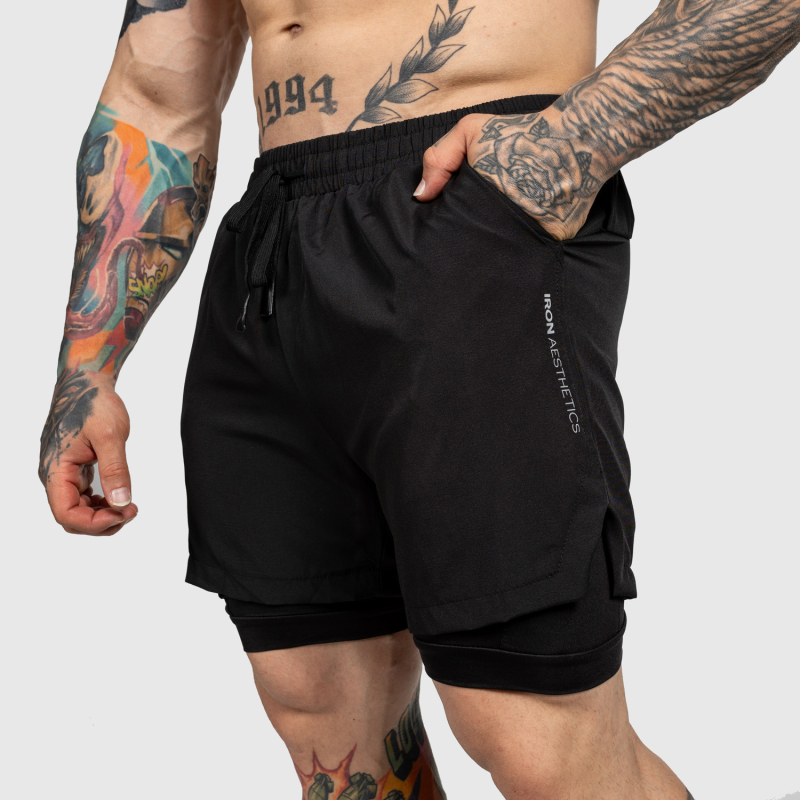 Funkcionális short Iron Aesthetics SweatPro 2in1