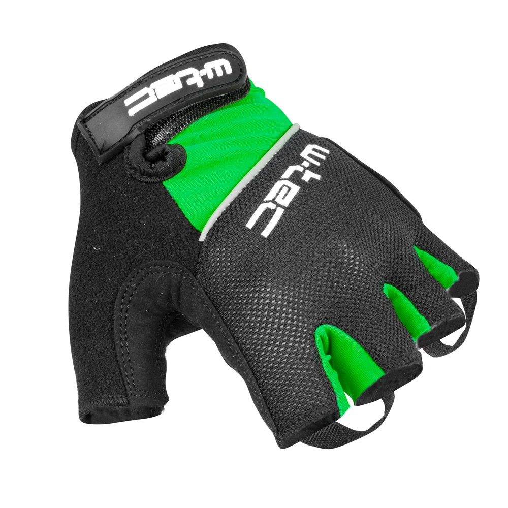 Kerékpár kesztyű W-TEC Bravoj AMC-1018-15  zöld-fekete  XXL W-tec