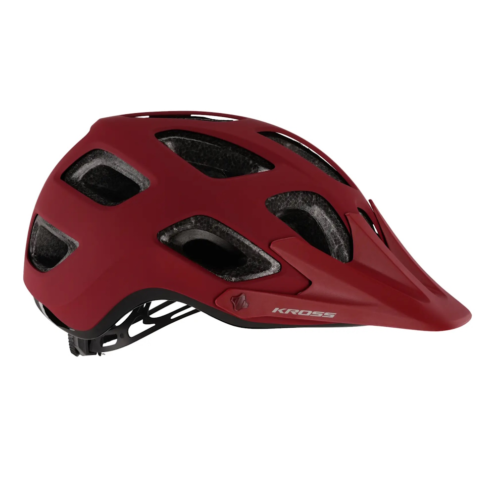 Kerékpáros sisak Kross SENTIERO DLX  piros  M (52-56) Kross