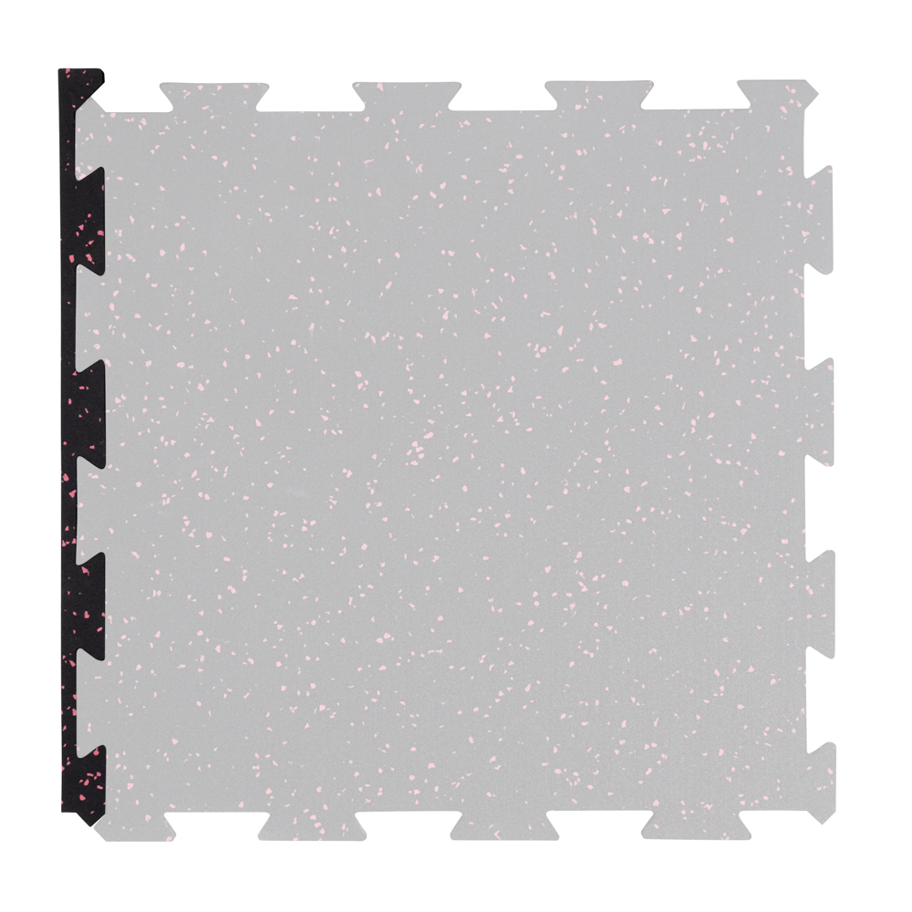 Puzzle fitness szőnyeg összekötő elem inSPORTline Puzeko 50x50x1 cm  fekete - A variáns Insportline