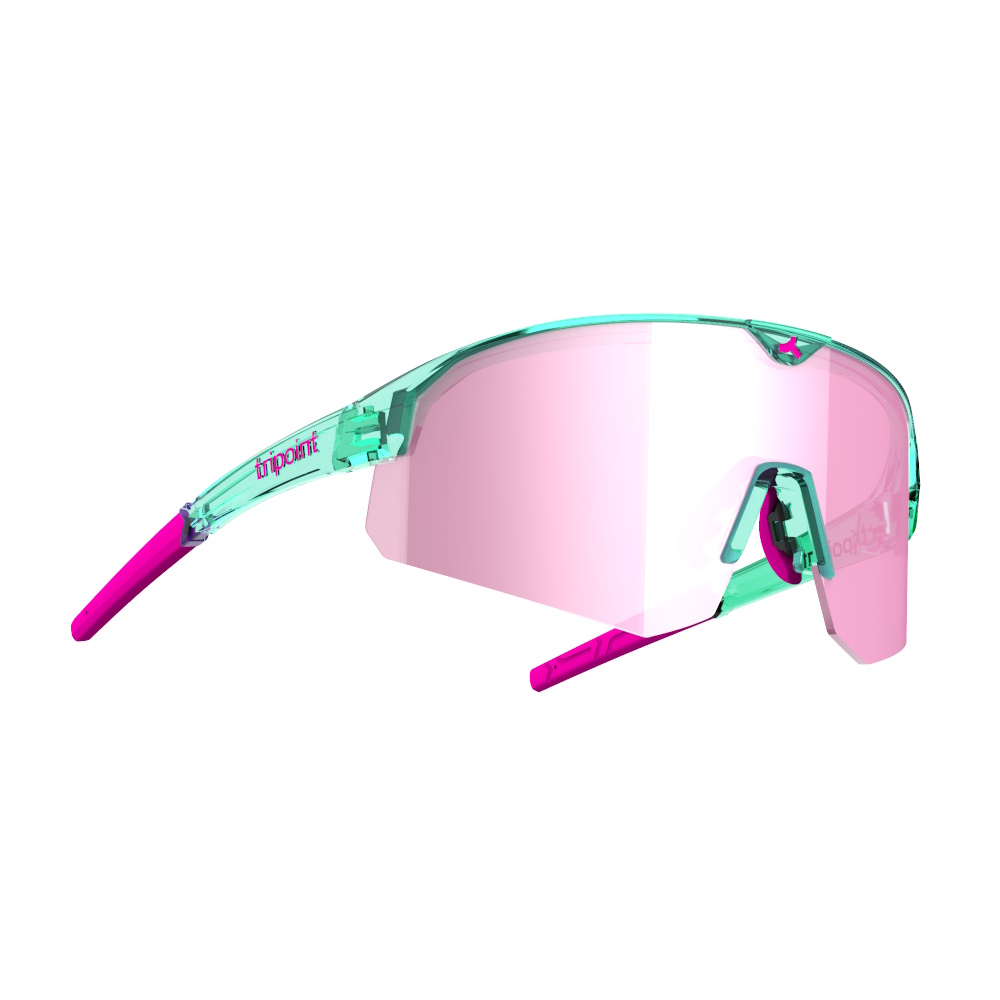 Sport napszemüveg Tripoint Lake Victoria Small  Transparent Neon Turquoise Brown /w Pink Multi Cat.3 Tripoint