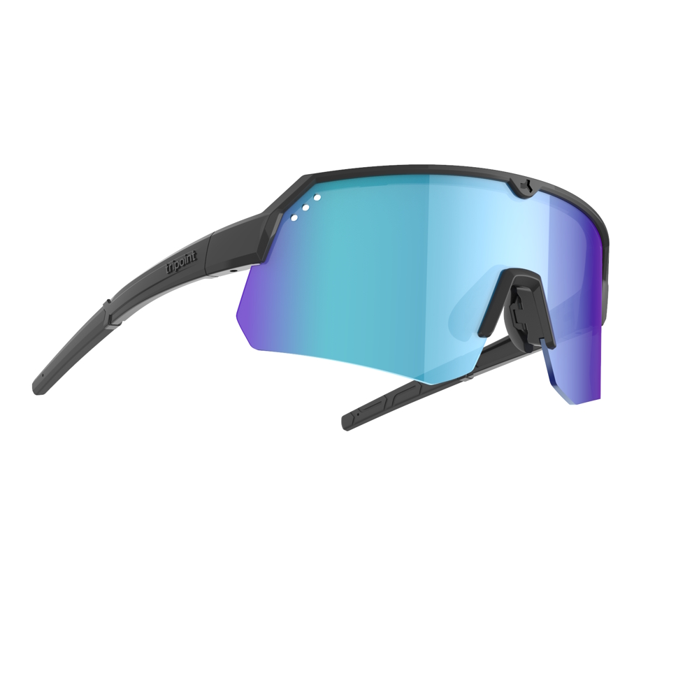 Sport napszemüveg Tripoint Trerikesröset  Matt Black Smoke /w Blue Multi Cat.3 Tripoint