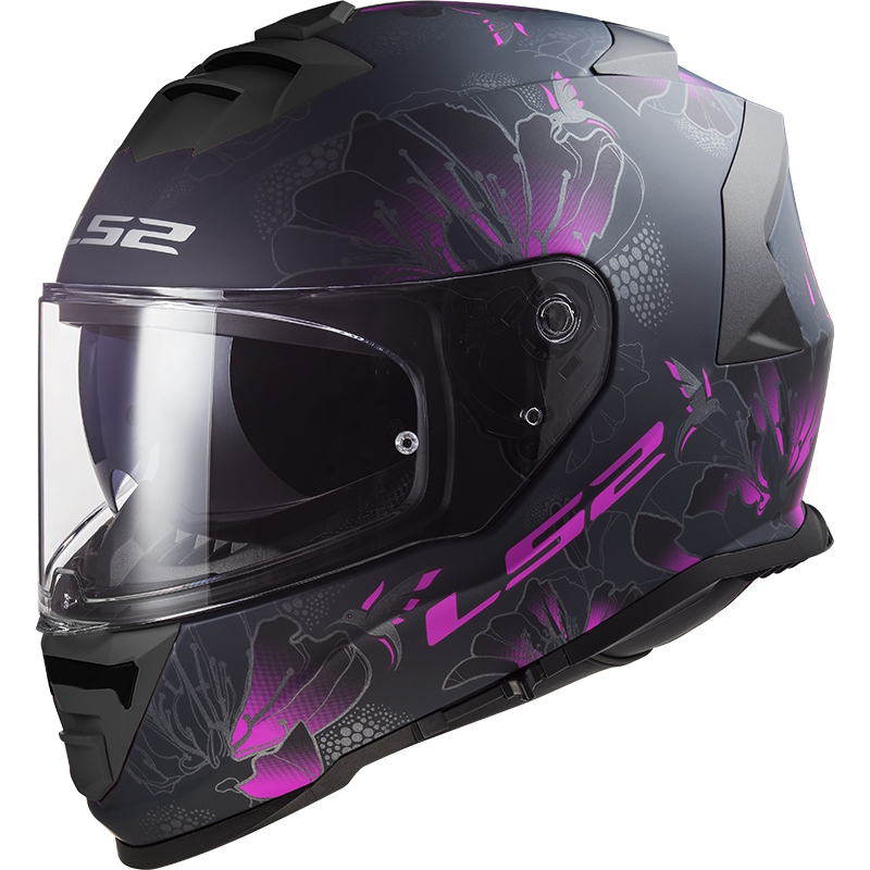 Bukósisak LS2 FF800 Storm II Burst Matt Black Pink  XXL(63-64) Ls2