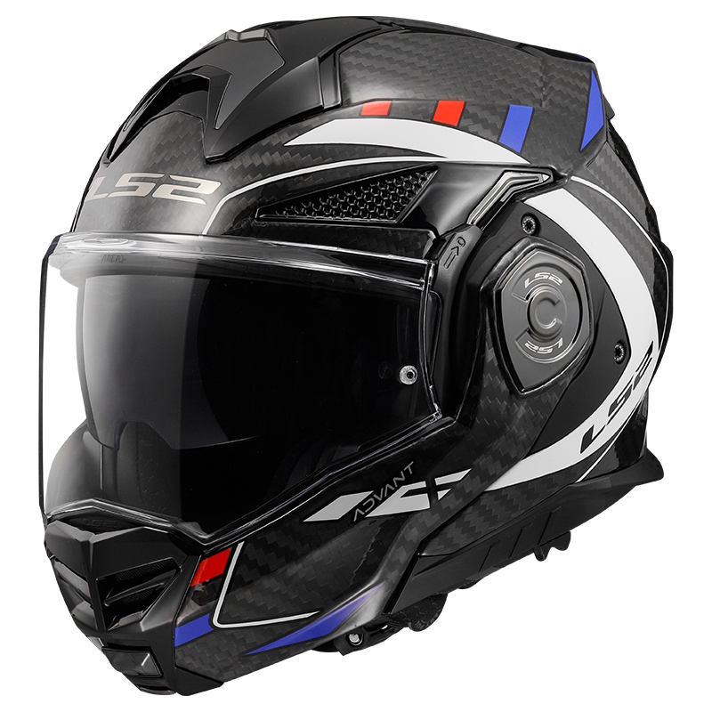Flip-up bukósisak LS2 FF901 Advant X C Future Gl White Blue P/J  M(57-58) Ls2
