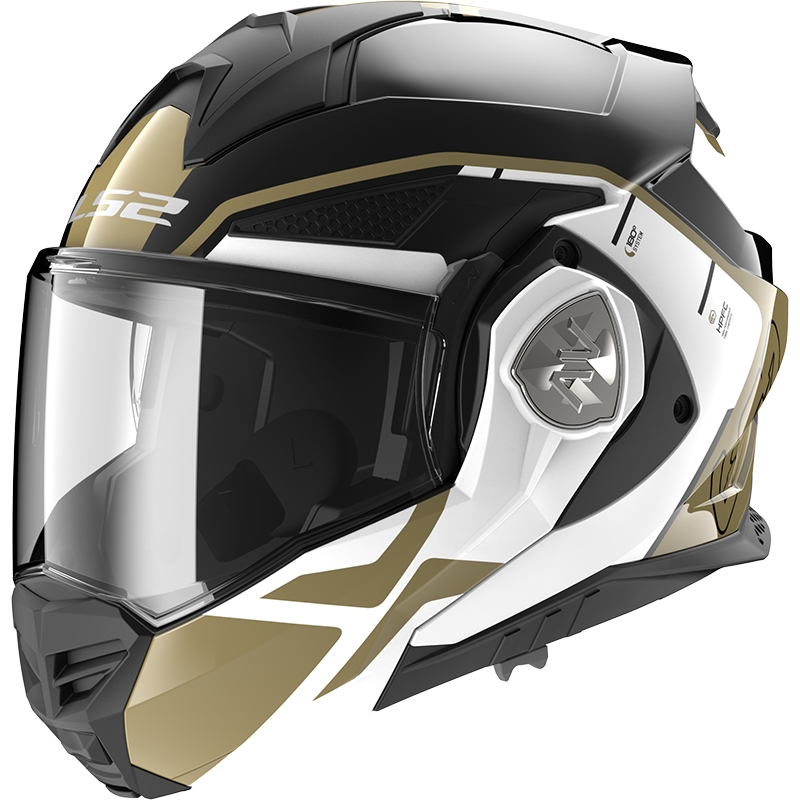 Flip-up bukósisak LS2 FF901 Advant X Metryk Black Gold P/J  M(57-58) Ls2