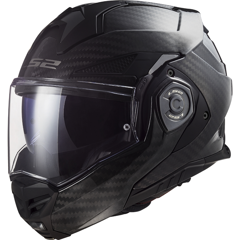 Flip-up bukósisak LS2 FF901 Advant X Solid Carbon P/J  3XL(65-66) Ls2