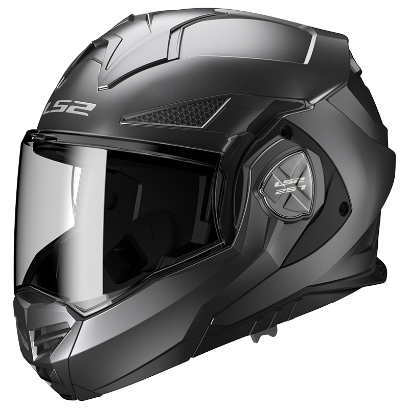 Flip-up bukósisak LS2 FF901 Advant X Solid Matt Titanium P/J  L(59-60) Ls2