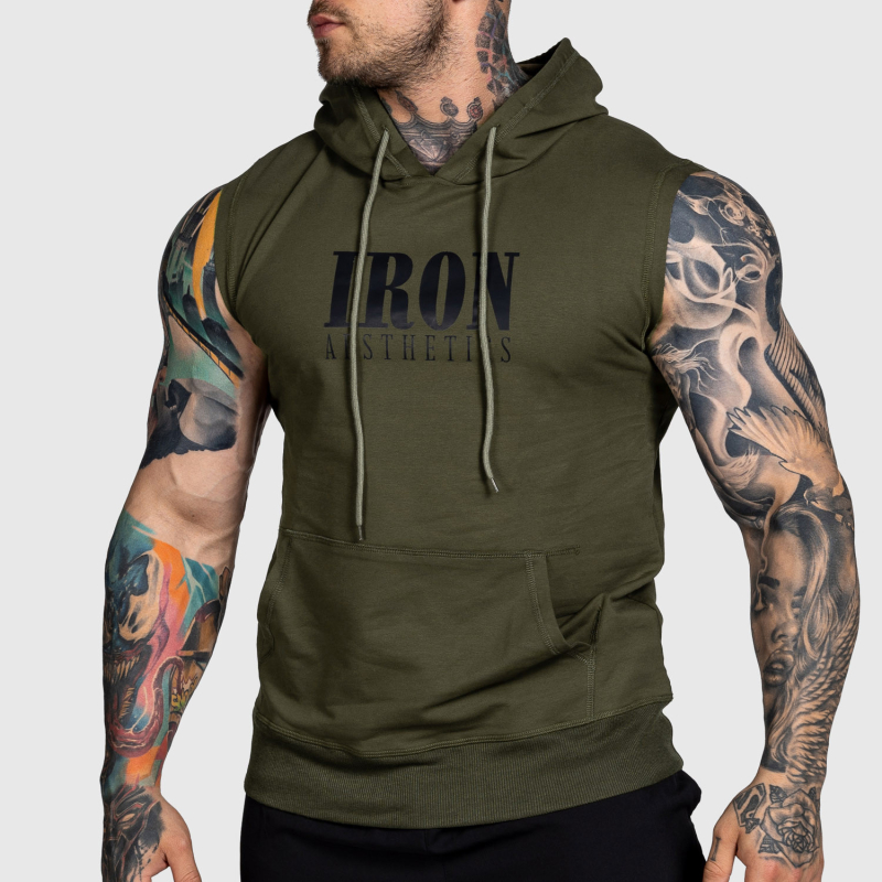 Kapucnis atléta Iron Aesthetics Cut Off