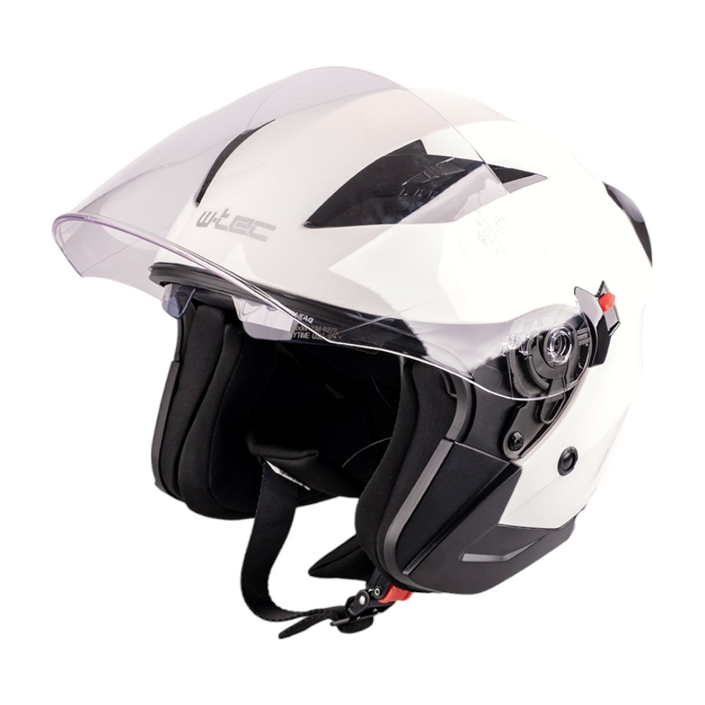 Motoros bukósisak W-TEC Putta  fehér gyöngyház  XL(61-62) W-tec