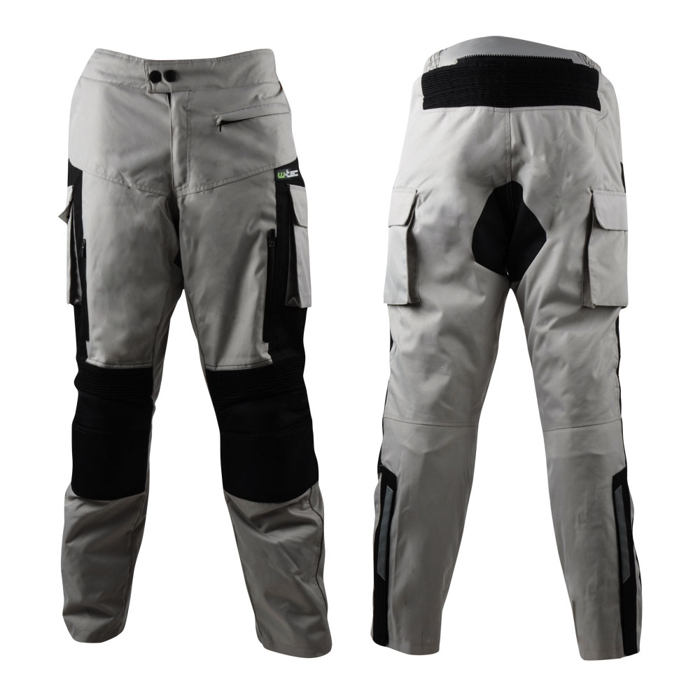 Motoros nadrág W-TEC Rolph  világosszürke-fekete  XXL W-tec