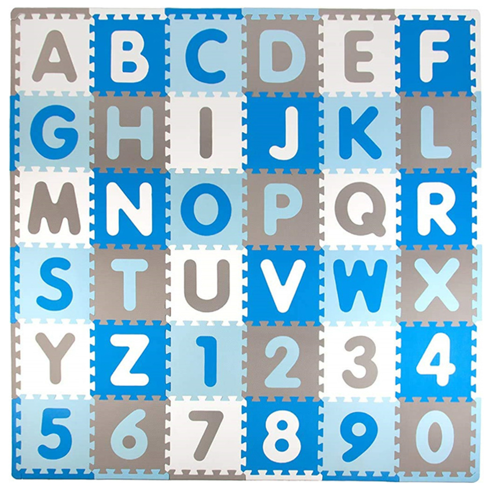 Szivacs puzzle szőnyeg inSPORTline Abecino 30x30x1 cm