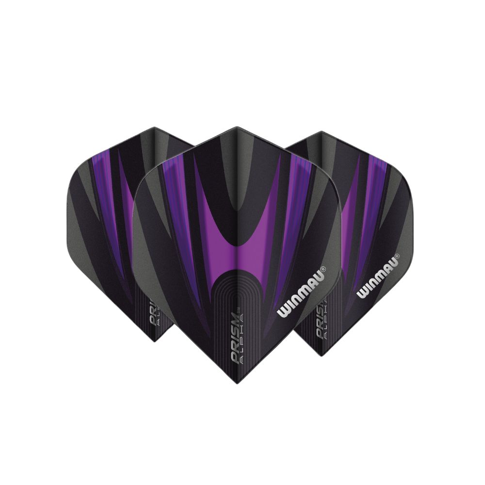 Dart szárny Winmau Prism Alpha  lila-fekete Winmau