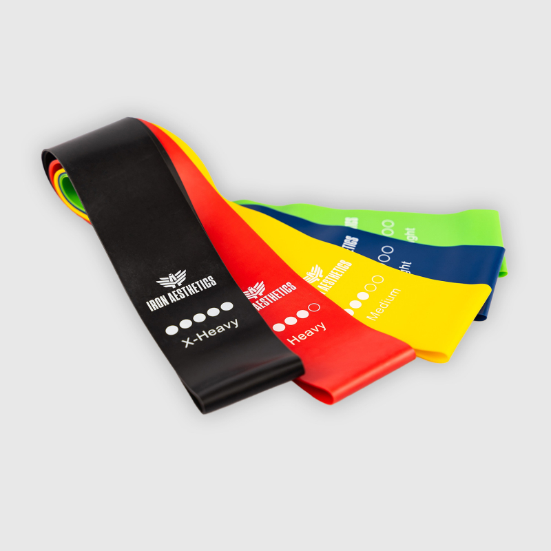 Erősítő gumiszalagszett Iron Aesthetics Resistance Band Iron Aesthetics