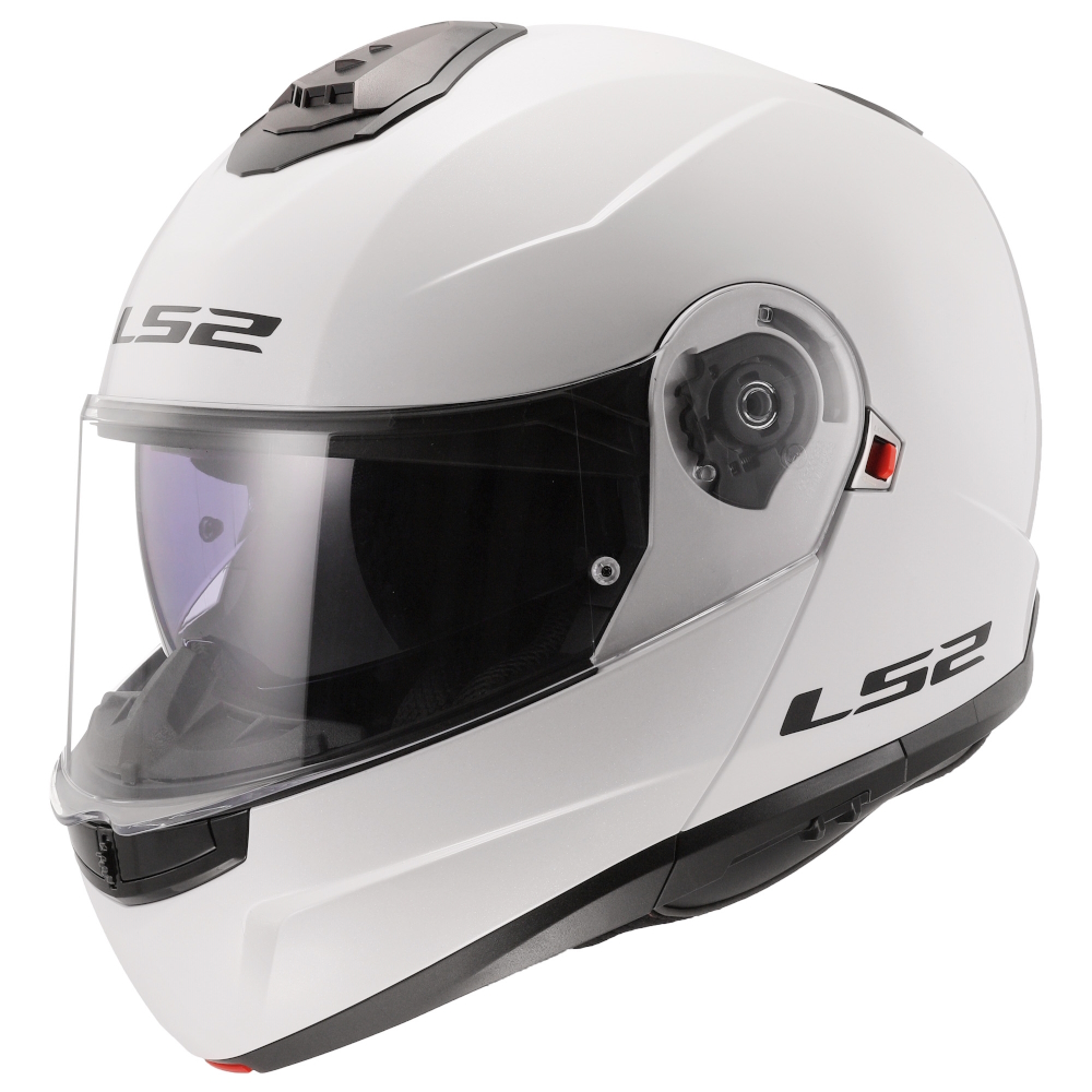 Flip-up bukósisak LS2 FF908 Strobe II Gloss White  3XL(65-66) Ls2