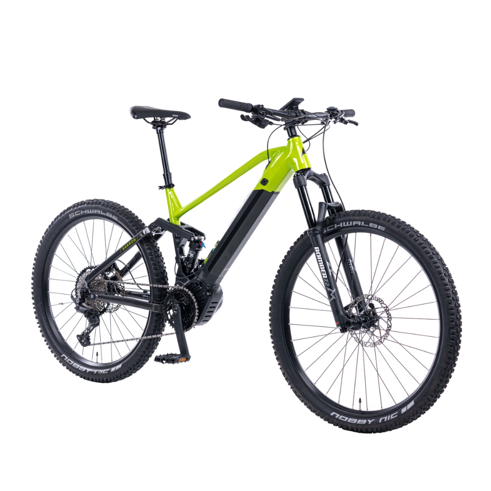 Hegyi teljes felfüggesztésű elektromos kerékpár Levit Svarog BF Overstep 630 29"/27