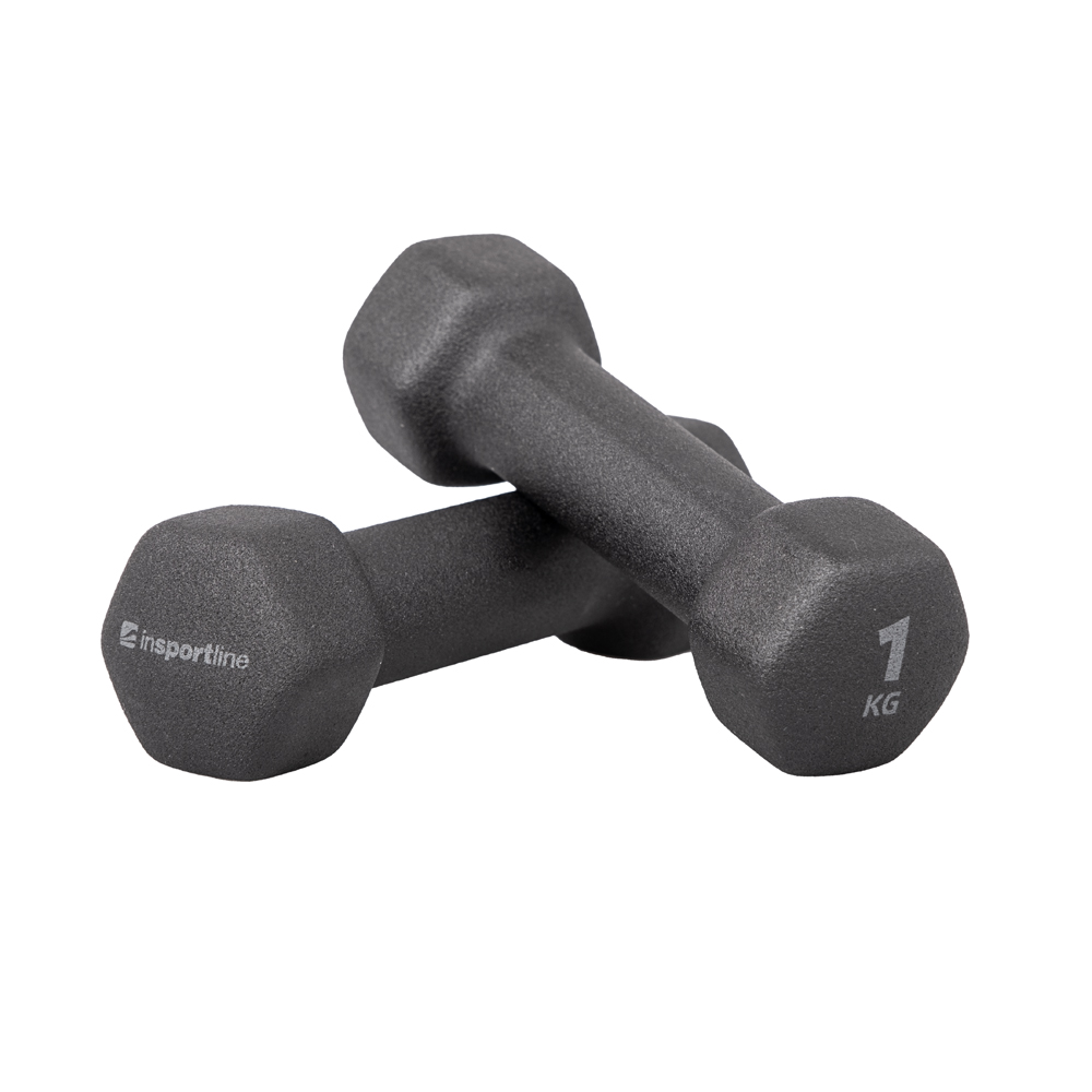Neoprén kézi súlyzó inSPORTline ON-X Renbell 2 x 1 kg Insportline