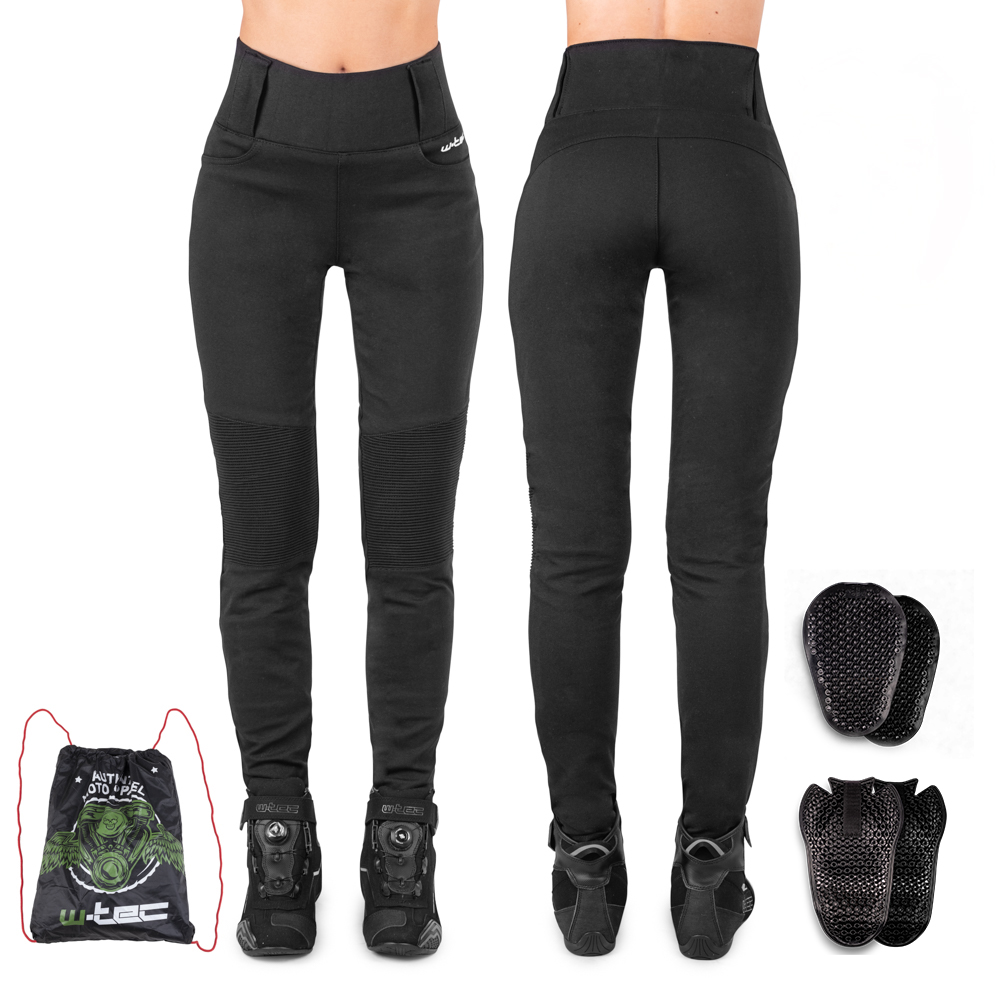 Női motoros leggings W-TEC Woposum  fekete  XL W-tec