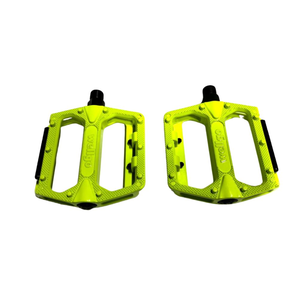 Pedál Crussis Wellgo  lime Crussis