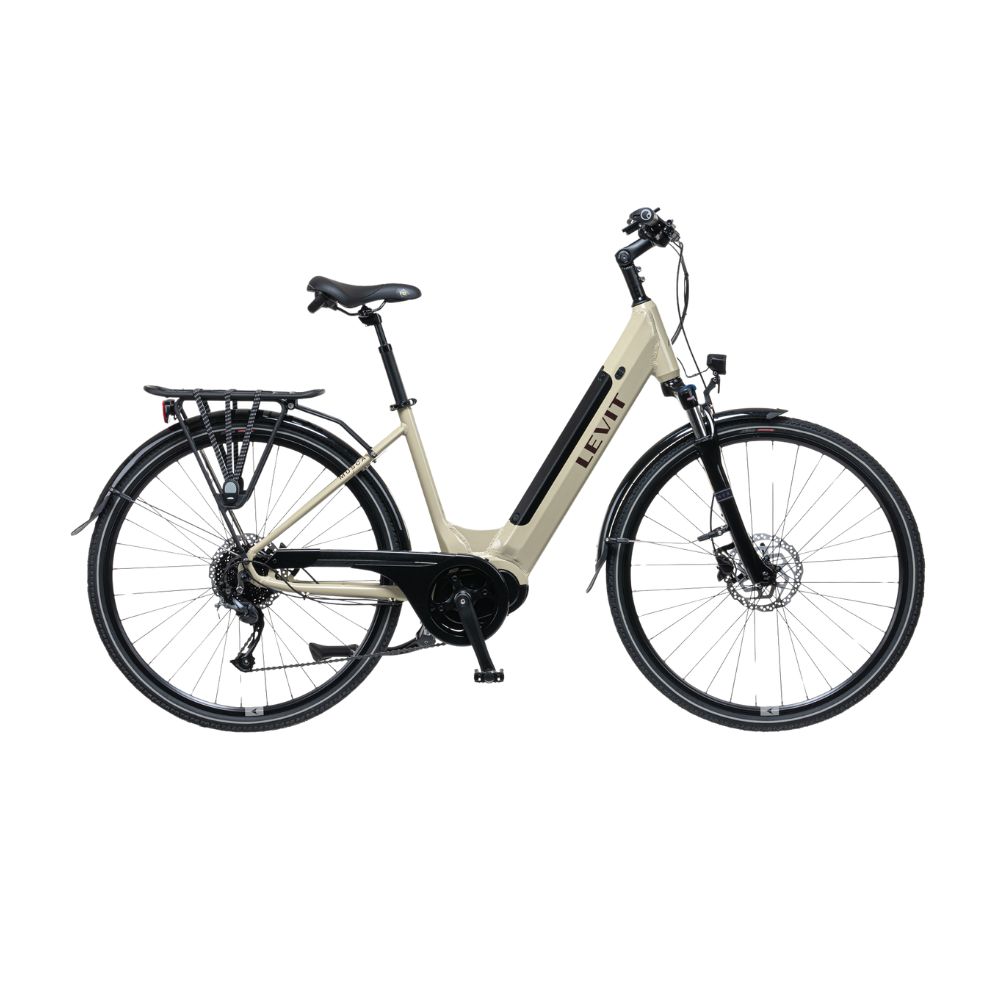 Városi elektromos kerékpár Levit Musca Urban MX 468 28" - 2024  Latte  18" (165-175 cm) Levit