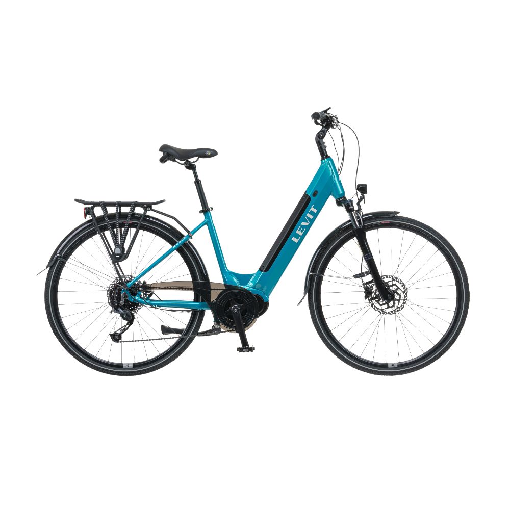 Városi elektromos kerékpár Levit Musca Urban MX 468 28" - 2024  Türkiz gyöngy  18" (165-175 cm) Levit